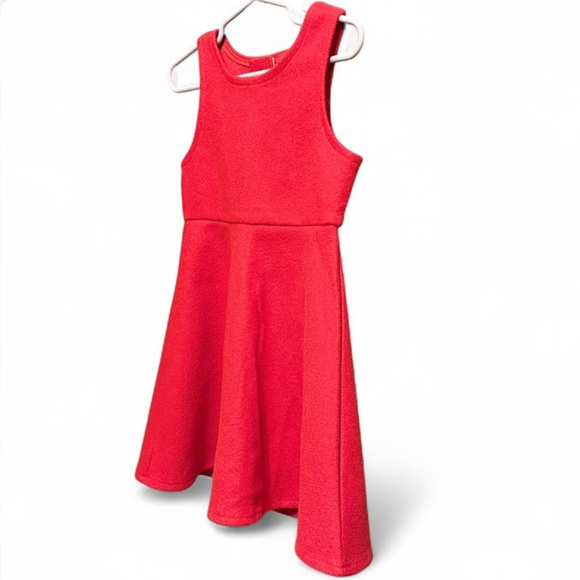 Stylish Vintage Red Kids Jacket & Dress  Set - Picture 11 of 13